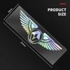 Reflective Colorful Angel Wings Laser Car Logo Stickers For Renault Clio Koleos Megane Espace QM6 Kadjar Captur Scenic 2 3 4 XX2