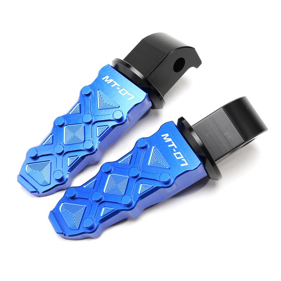 Мотоциклетные подножки с ЧПУ, подножки для задних пассажиров, подходят для Yamaha MT07 MT 07 MT-07 2014-с лазером