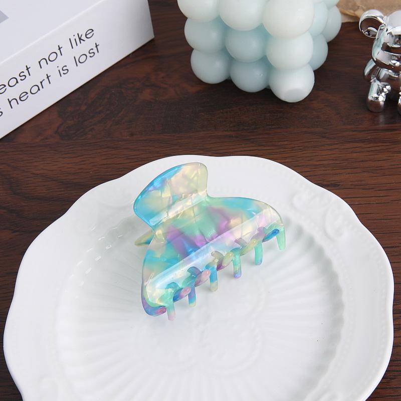 Высококачественная французская имитация ацетата заколка для волос «Маленький монстр» - Элегантная маленькая заколка-акула для женской прически