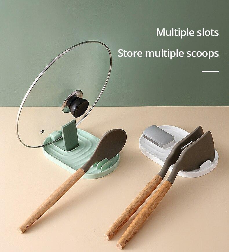 Y Nordic Style Стеллаж для хранения крышек для кастрюль Лопатка Простая практичная кухонная рама для хранения крышек для кастрюль Многофункциональная