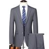 2 Piece Set Men's Clothing Stylish Formal Suit Men Suit Business Office Wedding Suit Jacket+Pants Suits & Blazers