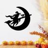 Metal Wall Decor Halloween Witch Door Hanger Halloween Front Door Decor Home Decor Metal Artwork Halloween Decorations