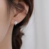 14K Цветочные серьги-кольца для женщин Серебряные серьги Hikaw Золотые не темнеющие гипоаллергенные серьги