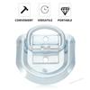 Trailer Parking Lock D Ring Tie Down Anchor Floor Hook for RV Garage Boat Trailer Car Pull Ring Cargo Buckle Straps