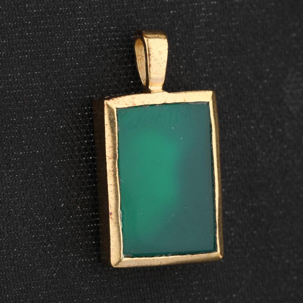 925 Sterling Silver Black Onyx Octagon Pendant Gold Plated Minimal Fine Jewelry Gift for Her