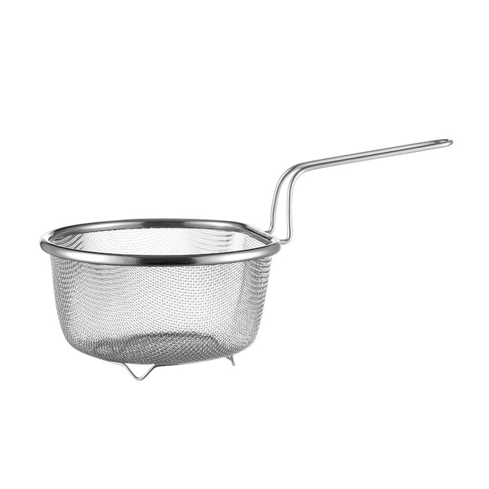 Stainless Steel Deep Fry Basket Multifunctional Draining Basket Wire Mesh French Chip Frying