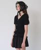 MICANE Vera Frill V-Neck Knit