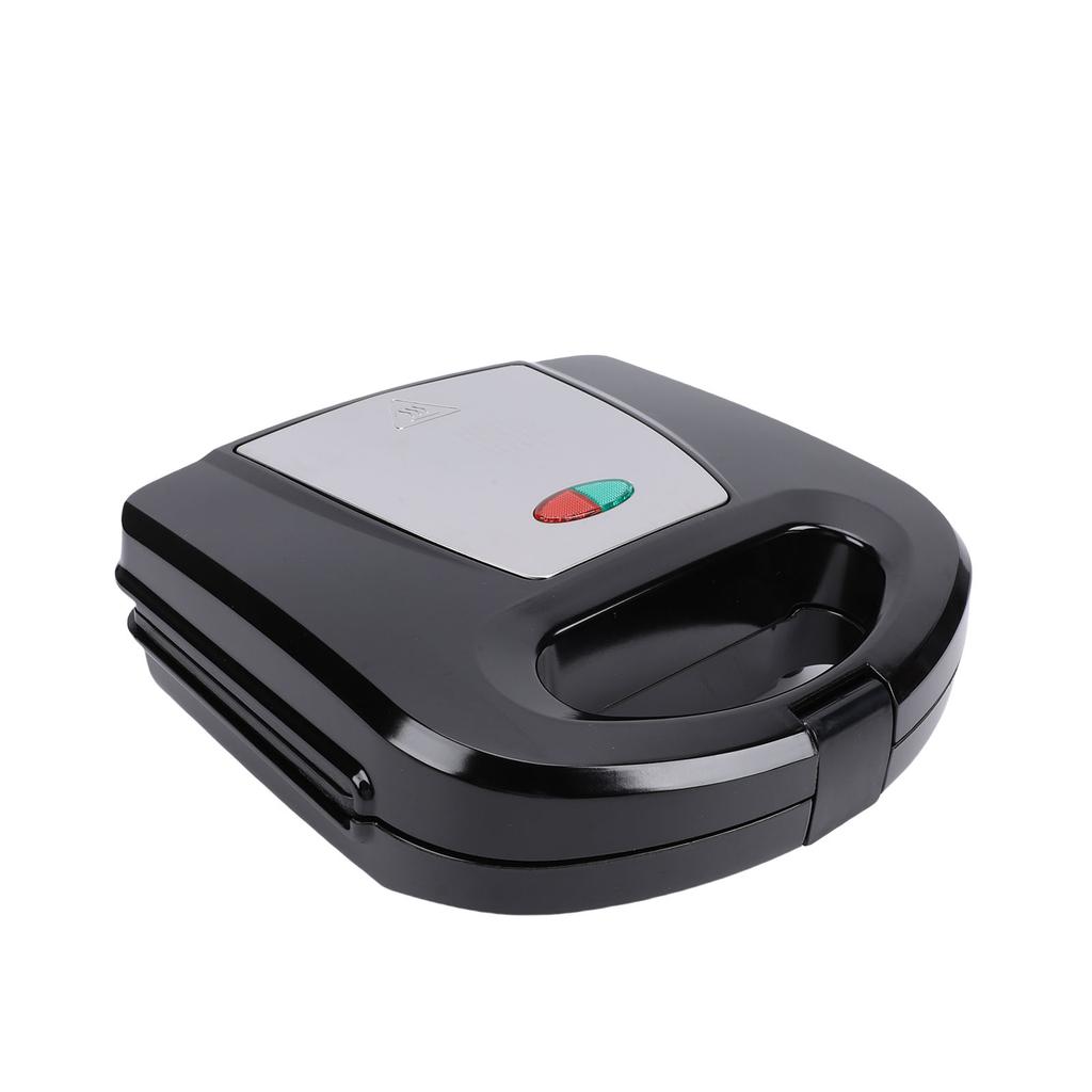 Waffle Maker Stainless Steel Nonstick Portable Electric Waffle Iron Breakfast Machine for Home Snacks Black