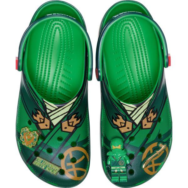 Lego x Crocs Классические клоги Ниндзяго Унисекс Сандалии Зеленый Мультиколор 213553-90H