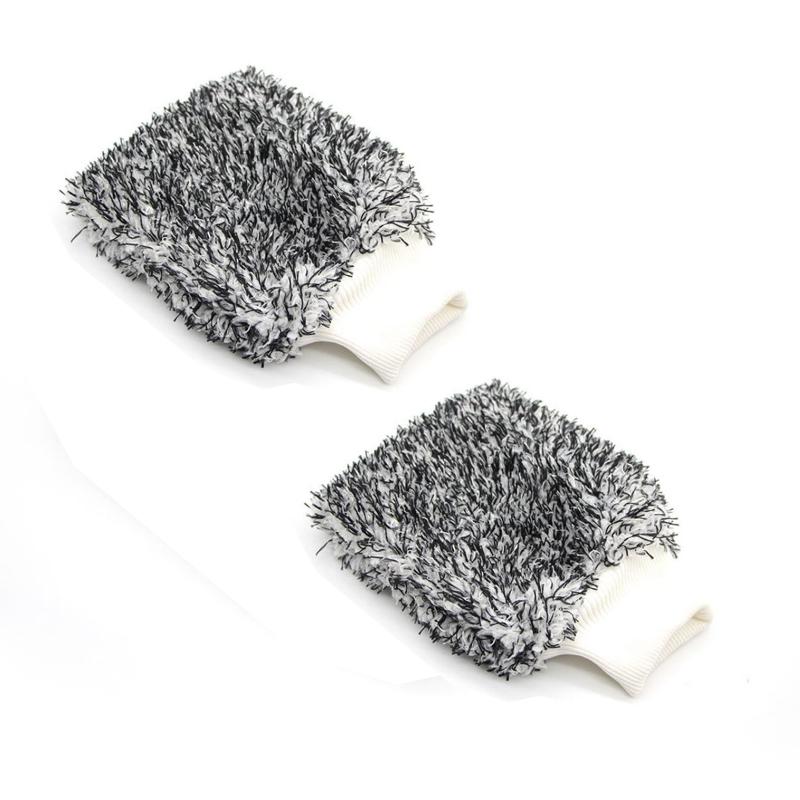 Car Cleaning Gloves Soft Microfiber Wash High Density Scratch Free Gloves Car Wash Car Accessories accesorios para vehículos