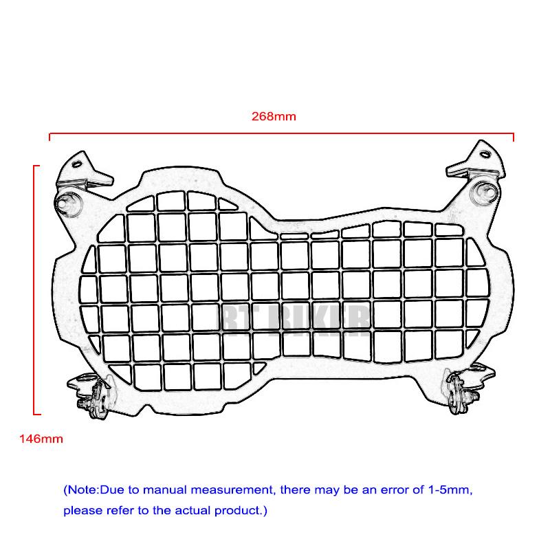 Для BMW R1200GS R1250GS R 1250GS LC ADV R 1200 GS Adventure GSA 2013-2023 Защитная решетка фар мотоцикла