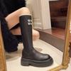 Модные женские ботинки Высокий внешний вид Толстая подошва Цвета Водонепроницаемая платформа Мода Все удобные Нескользящие Дышащие