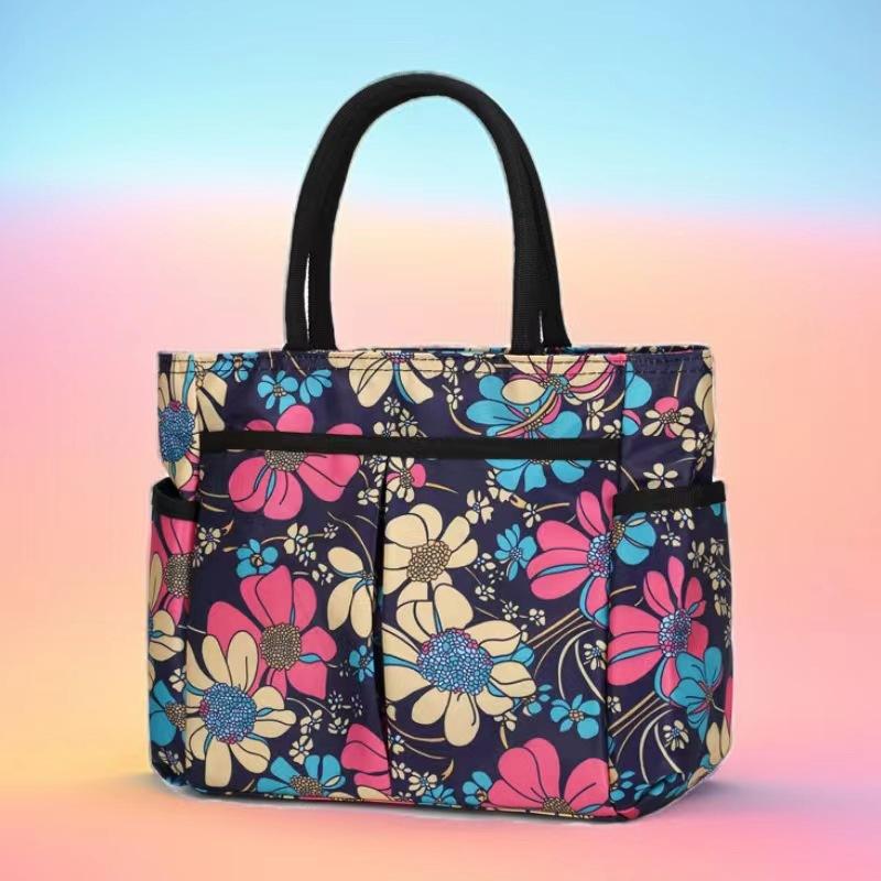 Lunch Bag for Women, Stylish Lunch Tote Bags with Cup Holder Reusable Lunch Bag for Work, Travel, Beach or Picnic,Lunch Box Gifts for Women Men