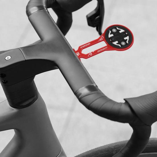 Adjustable Bike Computer Mount Front Cycling Computer Extension Bracket Road Bikes Integrated Handlebar Computer Holder for Garmin Cateye Bryton
