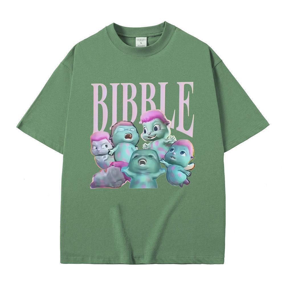 Funny Bibble Graphic T Shirts Unisex Women Casual Humor Short Sleeve Tshirt Oversized Streetwear Unisexs Pure Cotton Tops Tshirts