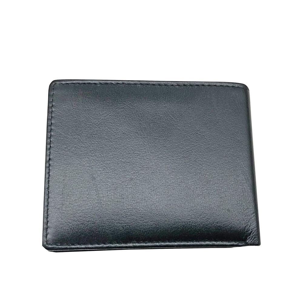 RSINC Slim Thin Leather Handmade Credit,Cash Wallet Holder Bifold | Black Three. B0DS13LWFP