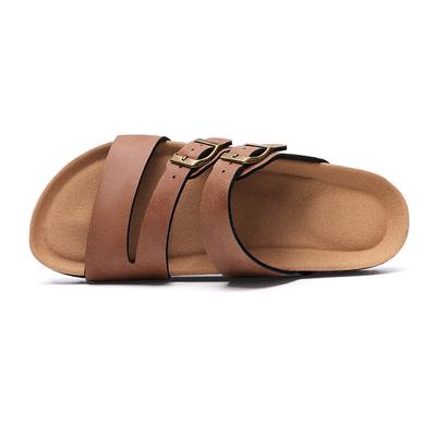 Модные улыбающиеся женские летние мягкие нескользящие сандалии, модные сандалии на пробковой подошве, уличные, для отпуска, пляжные сандалии, тапочки для бассейна, сандалии-вьетнамки с амортизацией