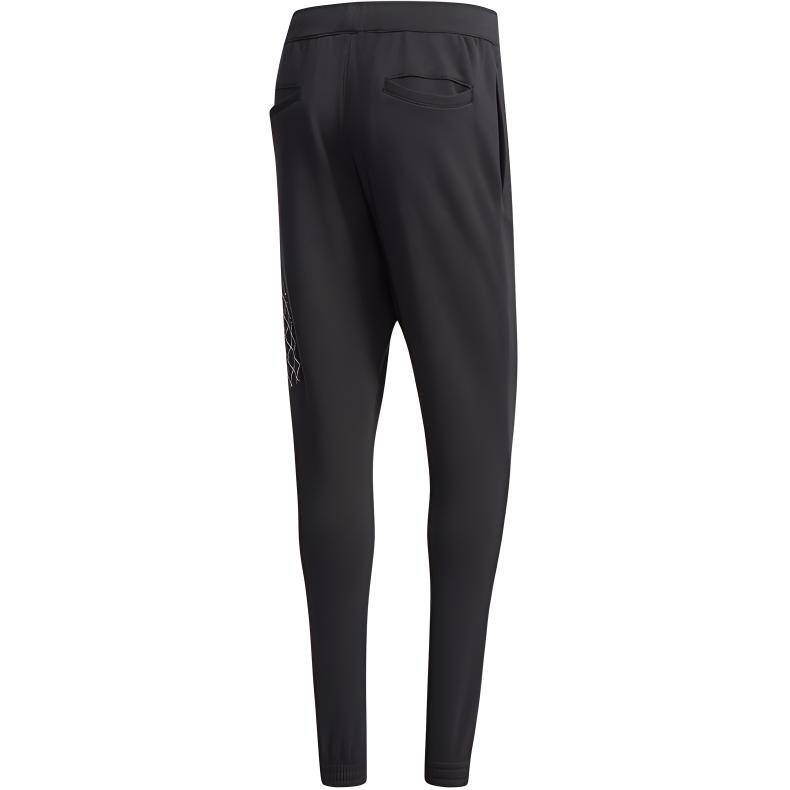 adidas Оригинальные спортивные штаны для жизни из серии Sports Lifestyle, влагоотводящие, на шнуровке, повседневные трикотажные спортивные штаны для мужчин, черные CW5170
