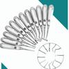 12PCS/Set Dental Elevator Stainless Steel Teeth Extraction Tools Kit Stright Curved Root Elevator Dentist Tools