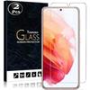 Screen Protector for Samsung Galaxy S21 Shatterproof Tempered Glass Set of [X2] Tempered Glass
