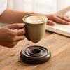 Кофейная чашка с деревянной ручкой Конусообразная керамическая кружка 210 мл Сужающаяся винтажная кружка для латте Устойчивое деревянное основание Декоративная чайная чашка