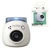 FUJIFILM Camera Instax Pal Milky White Wide Angle Lens INS PAL WHITE Palm-sized Multi-Format