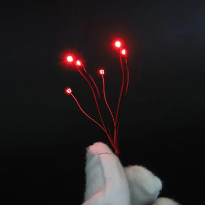 10 шт./Лот 0402 0603 SMD Лампа Проводной Микро Светодиод Предварительно спаянный Микро Литц Проводной Чип 20 см 3 В Сцены Железнодорожной Модели