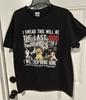 I Swear This Is The Last Dog Tshirt Men's Large Unisex T-Shirt