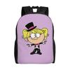 The Loud House Casual Cartoon Backpack Office Workers Sporty Fashionable Mochila Large Capacity Laptop Bag Back To School Season