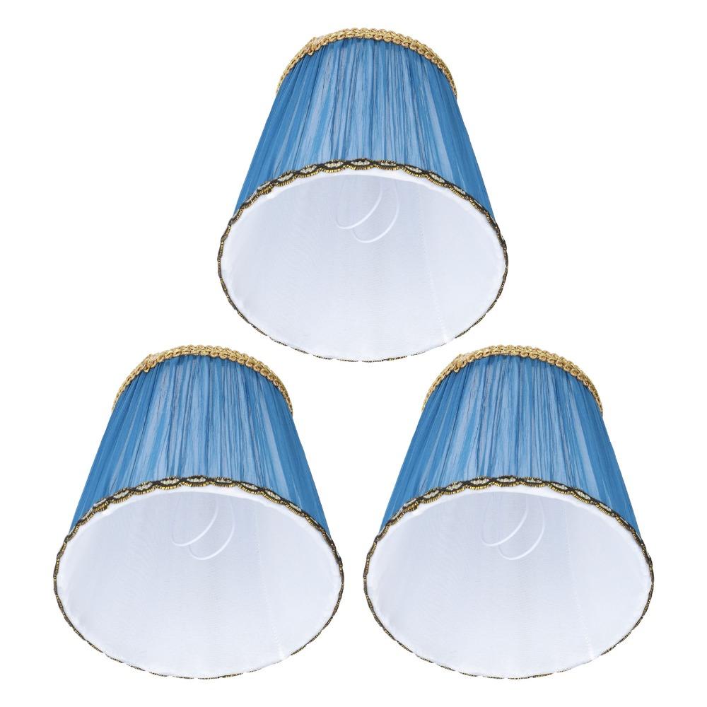 3PCS Fabric Lampshade 5.1 inch Height Small Lamp Shades Modern Chandelier Lamp Shades Floor Lamp