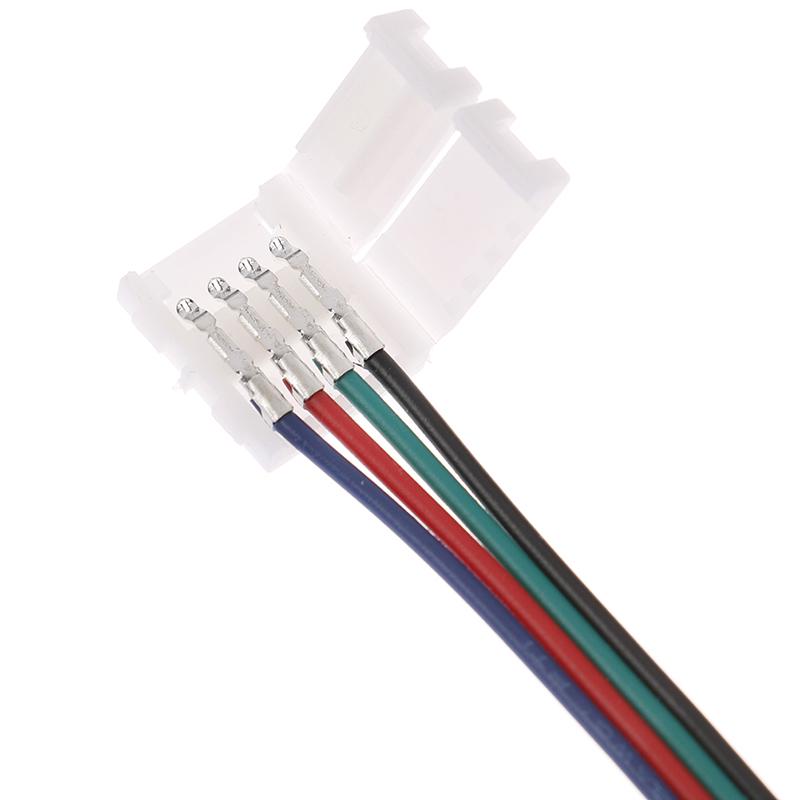 15Cm 5050 Rgb 4 Pin Led Strip Light Connectors Strip To Power Adaptor Connector
