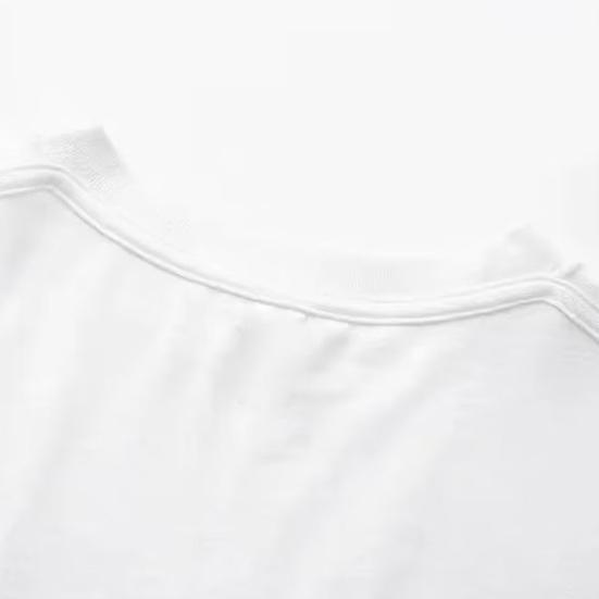 Men Summer T-shirt Letter Print Short Sleeves Round Neck Loose Retro Japanese Style Casual Daily Wear Teenager