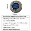 Solar 8 Mode LED Camping Light Belt, 10M Length Back Magnetic Hook Outdoor Waterproof Tent Decorative Light String