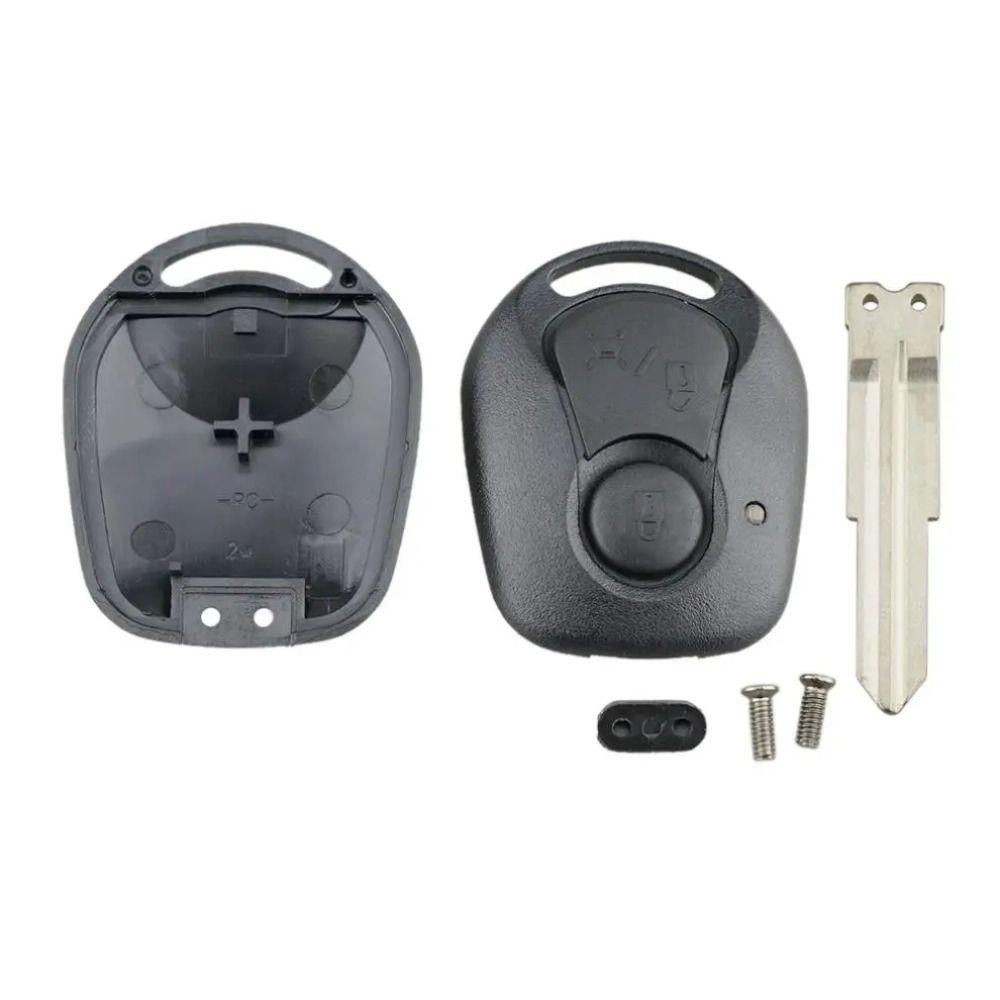 Необрезанный лезвие автомобильного ключа, сменный чехол для автомобильного ключа для Ssangyong/Actyon/Kyron/Rexton