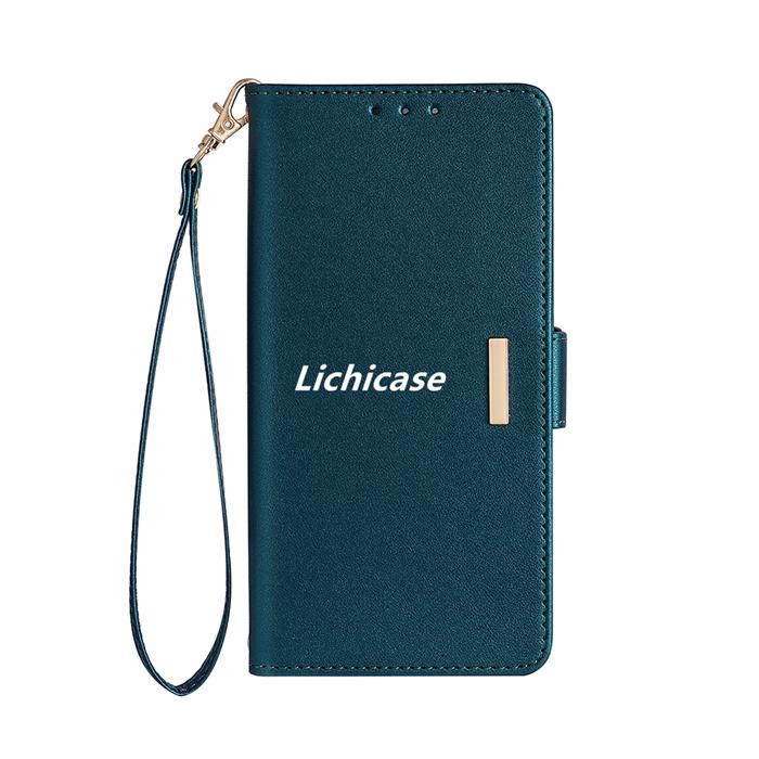 Lichicase Pure Color Wallet Flip Kickstand Leather Case for vivo X300 X300 Pro Y50 Y500 Magnetic Back Cover