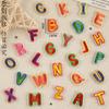A-Z Embroidery Sticker Cartoon Original English Patch Clothing Accessories Badge Accessories Ironing < Unk > < Unk > Wappen Cloth Sticker