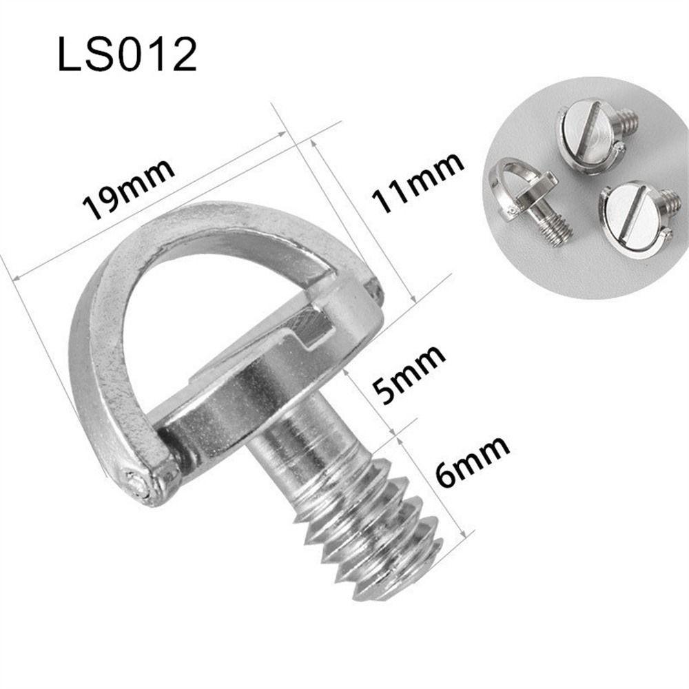 Адаптерный винт Адаптер для DSLR Быстросъемный винт для штатива 1/4-дюймовый винт для камеры Винт с D-образным кольцом