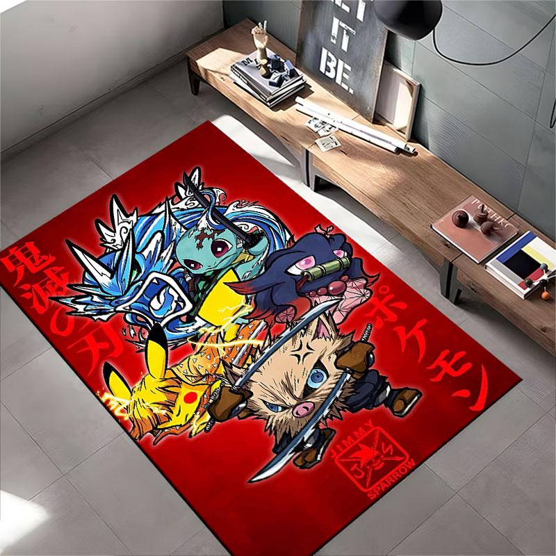 Anime Fusion Animal Carpet suitable as a non-slip mat for the living room or bedroom sofa