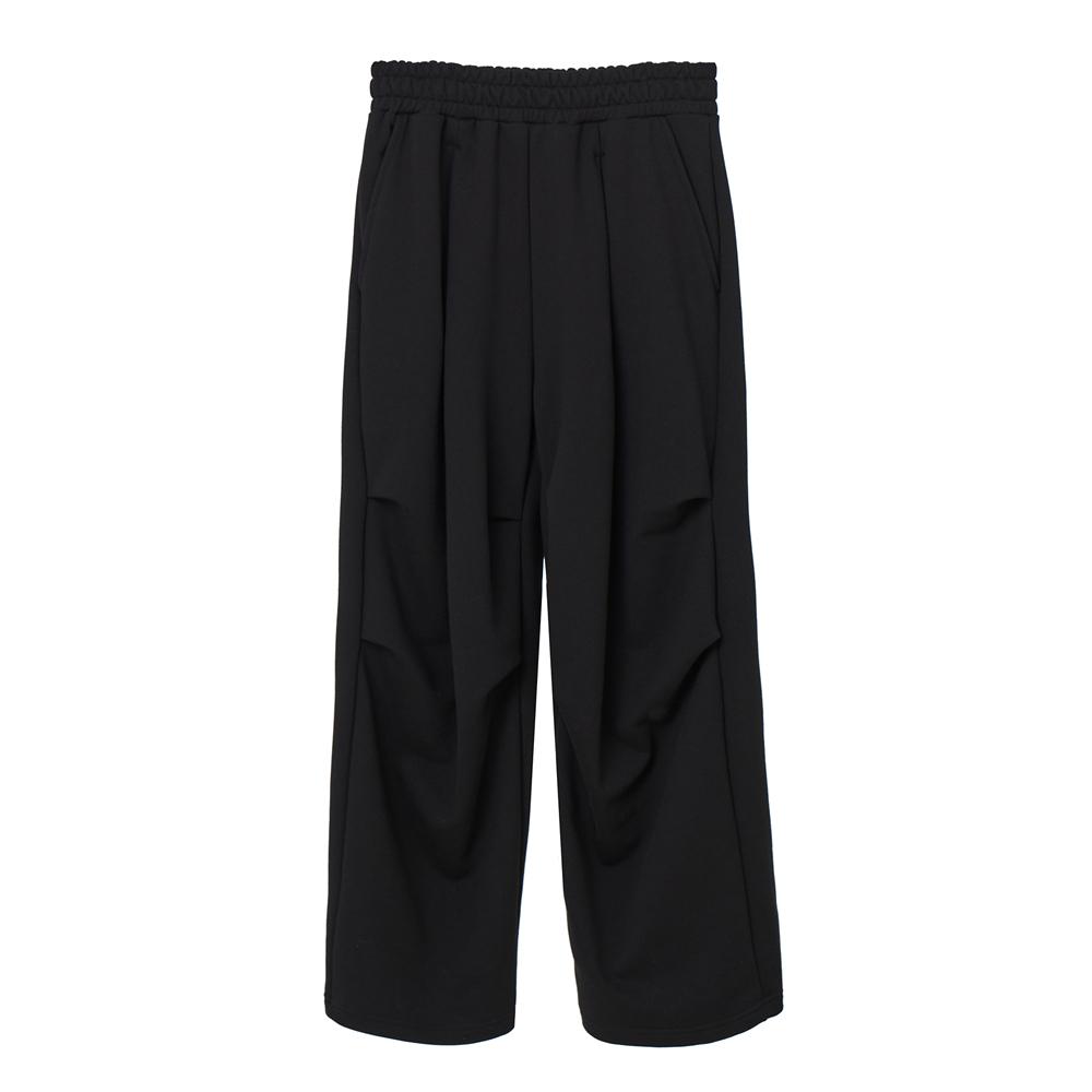 ARRAYED Comfy Oversized Tuck Detail Sweatpants [Navy]