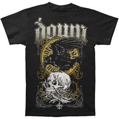 Мужская футболка Down Swamp Skull X-Large Черная