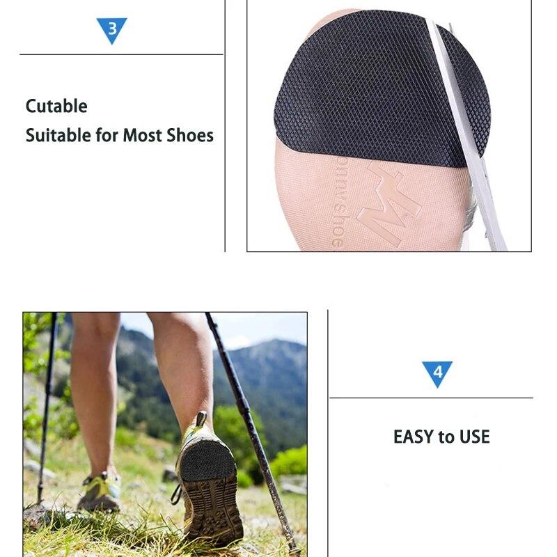 Самоклеящиеся нескользящие подушечки для подошвы обуви, ручки для высоких каблуков, подушка, противоскользящая резиновая наклейка без запаха, защитная накладка для подошвы обуви