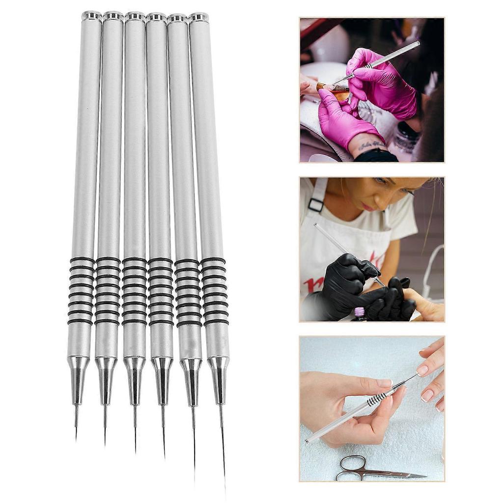 Nail Cleaning Brush Japanese Style Nail Art Brush Set for Manicure 3Pcs