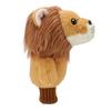 Чехол для клюшки Lion Club Милый мультяшный в форме животного Защита от царапин и столкновений Мягкий плюшевый чехол на голову драйвера