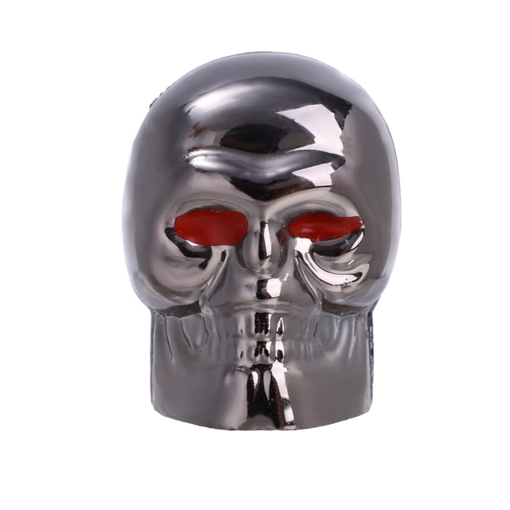 Крышка клапана автомобиля в виде черепа, колеса мотоцикла, шины, антикоррозийный медный сердечник, декоративная крышка штока клапана Шредера