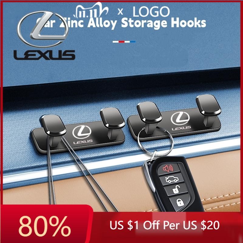 2026 Hot Interior Stickers Car Zinc Alloy Storage Hooks Interior Organize Tools Accessories For Lexus ES300 RX330 RX300 GS300 IS