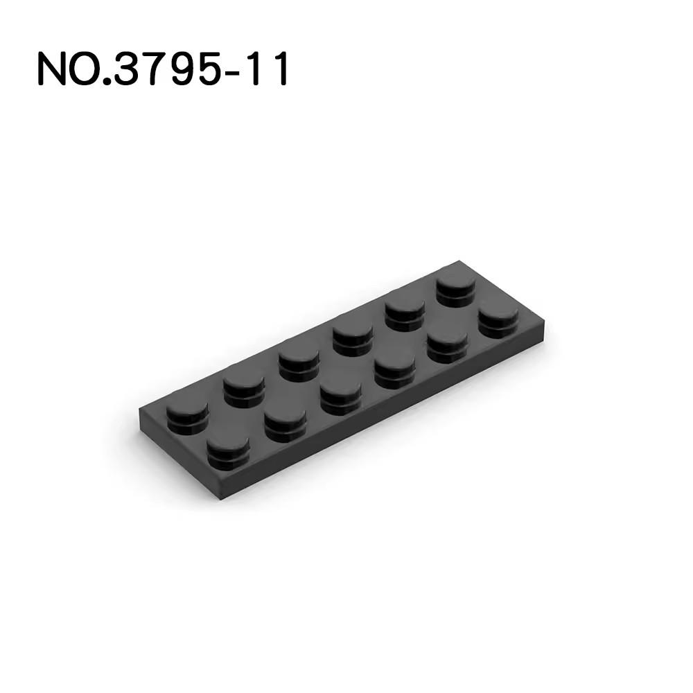 20 шт. Детали MOC 3795 Пластина 2x6 Совместимо с кубиками DIY Сборка Строительные блоки Частицы Детская головоломка Развивающая игрушка Подарок на день рождения