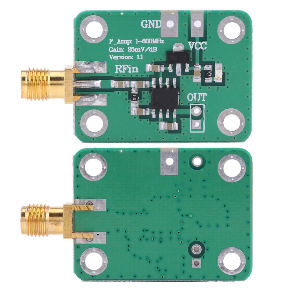 Логарифмический детектор измерителя мощности радиочастот 1-600 МГц -74 дБм до 18 дБм обнаружение радиочастот
