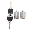 Pair of Front Door Lock Cylinder with 2 Keys Metal Easy Installation Replacement for C2500 C3500