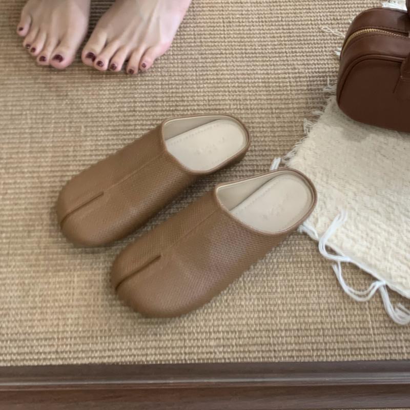 Bailamos Женские тапочки с раздельным носком Таби Ниндзя Мягкие лоферы Слипоны Балетки с круглым носком Неглубокие Ленивые Слипоны Лодочки Слингбэки Мюли Обувь