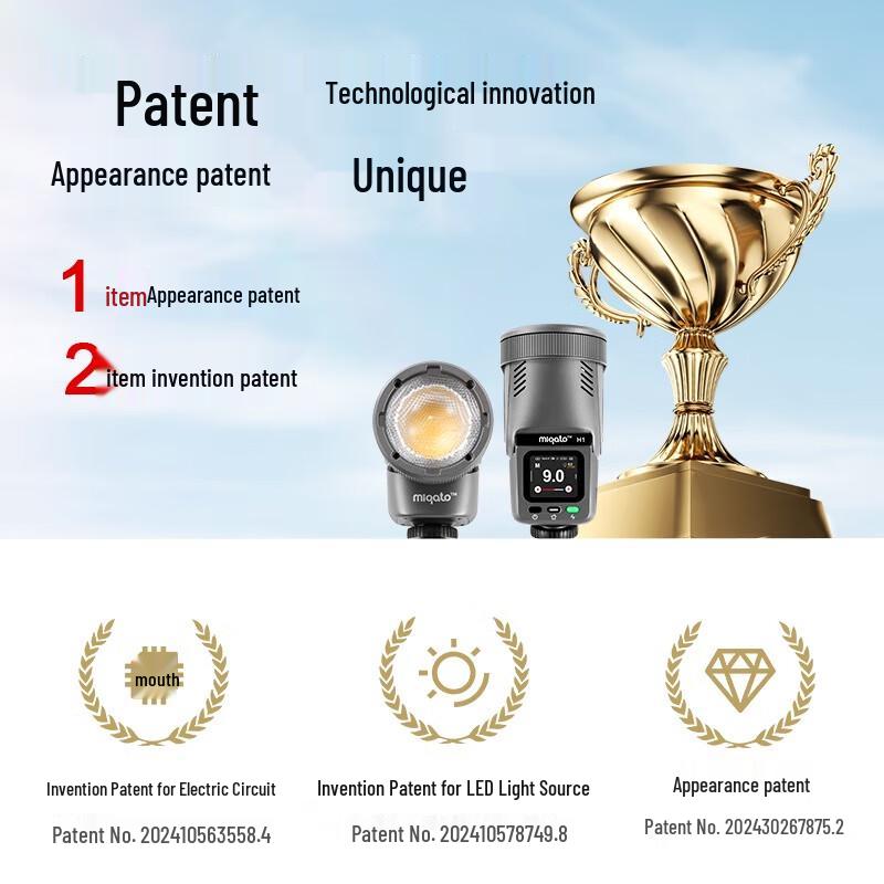 JINBEI H1 Round Head LED Speedlight for Sony